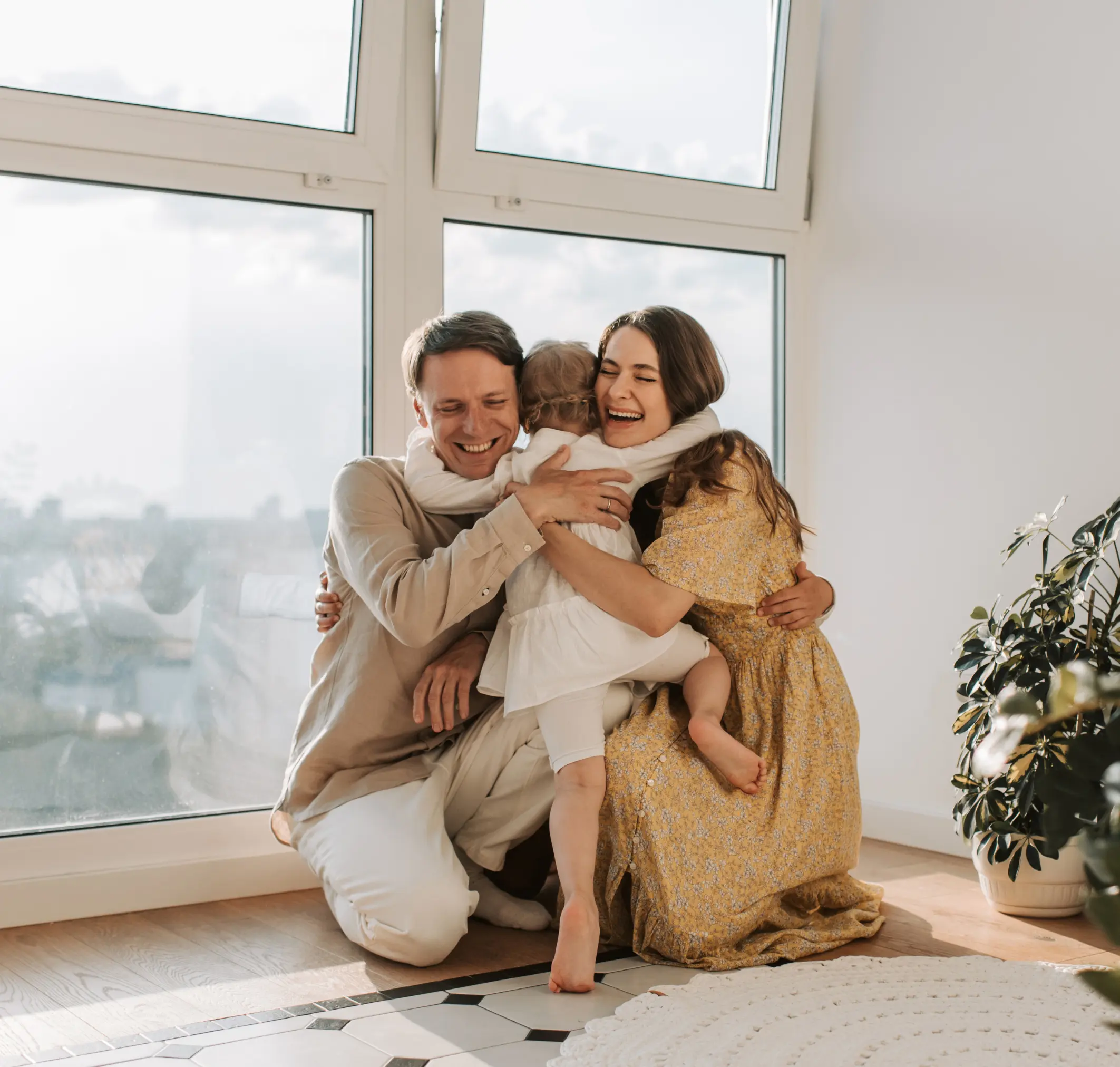 First time home buyer family